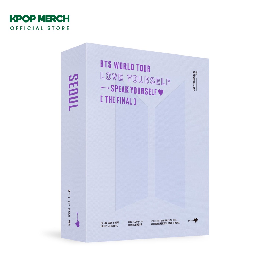 BTS World Tour Love Yourself : Speak Yourself THE FINAL DVD | 蝦皮購物