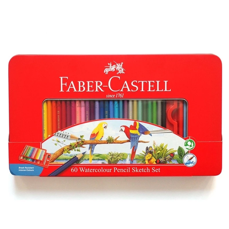 繪畫啟蒙的經典首選：Faber-Castell 60 色紅盒色鉛筆，為你的創意鋪上絢麗基石