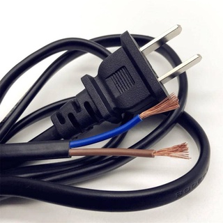 純銅國標電源線兩項插頭線2*0.75平方二插兩芯電源線帶插頭兩孔 | 蝦皮購物