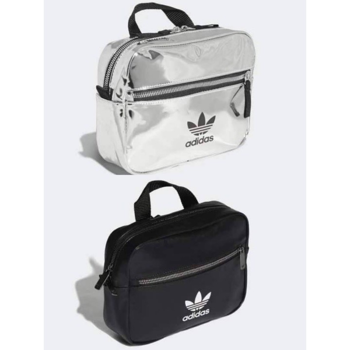 Adidas mini airliner bag silver sale