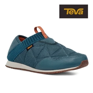【TEVA】女 ReEmber 兩穿式防潑水菠蘿麵包鞋/休閒鞋/懶人鞋-香脂藍 (原廠現貨)