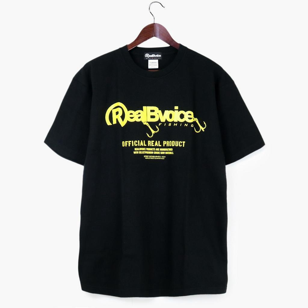 Realbvoice T-SHIRT( YRLLOWTALL AMBERJACK ) BLACK >El Nino< | 蝦皮購物