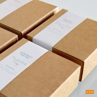 【好作室】牛皮紙盒/抽屜盒/禮品包裝盒/婚禮小物包裝盒/手工皂包裝盒