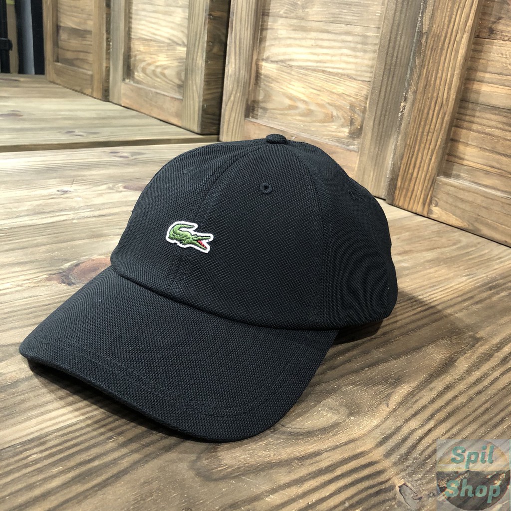 Spil_shop】現貨Supreme LACOSTE Pique 6-Panel 老帽黑深藍鱷魚| 蝦皮購物