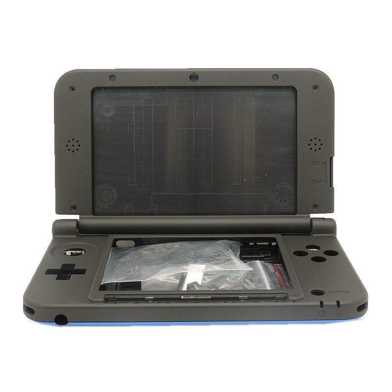 任天堂Nintendo 3DSLL N3DSLL 主機殼主機外殼(藍黑色)【台中恐龍電玩