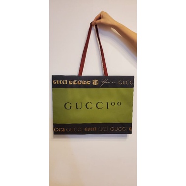 Gucci 紀念版品牌紙袋紙袋袋提袋專櫃限量袋| 蝦皮購物