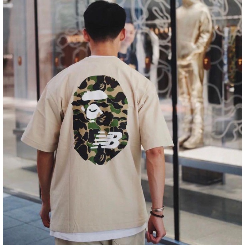 聯乘 BAPE x New Balance Ape Head Relaxed Fit Tee 現貨在店