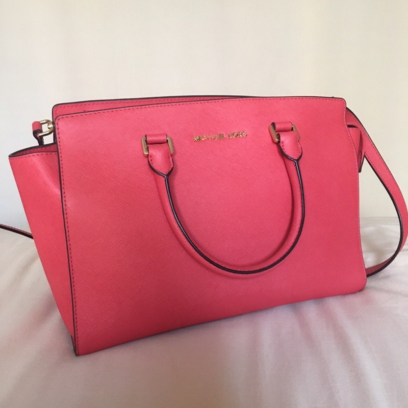 Michael kors selma large on sale pink