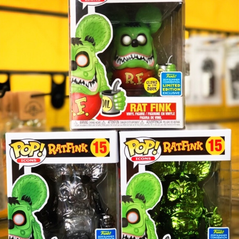 Funko pop Rat Fink老鼠芬克 MOONEYES RF | 蝦皮購物