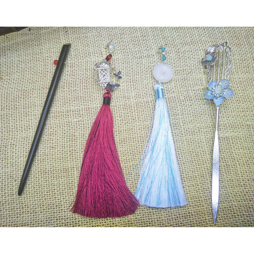 魔道祖師陳情令周邊髮簪流蘇藍忘機魏無羨吊飾古風飾品| 蝦皮購物