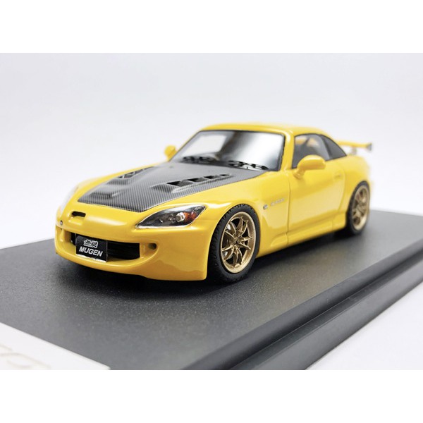 秉田屋】現貨Mark43 Honda 本田S2000 AP1 Mugen 無限碳纖維引擎蓋黃1 