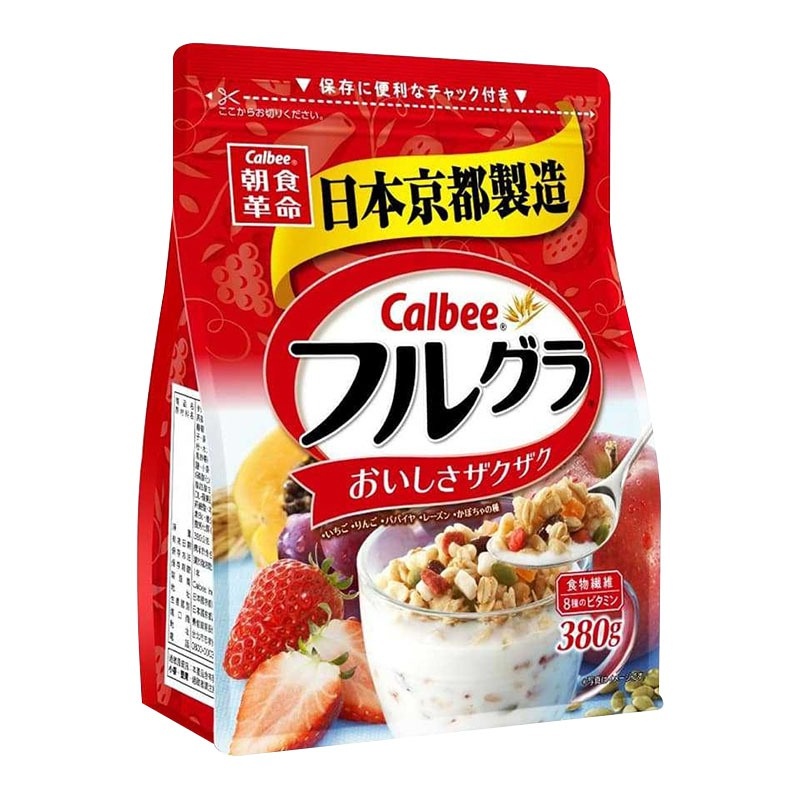【領券再打5折】日本 Calbee卡樂比 富果樂水果麥片系列 減糖麥片早餐 減糖 水果麥片 | 蝦皮購物
