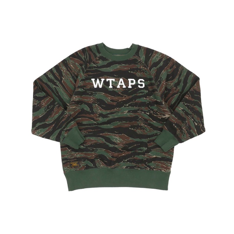 全新WTAPS DESIGN CREW NECK 05 虎紋衛衣S號| 蝦皮購物