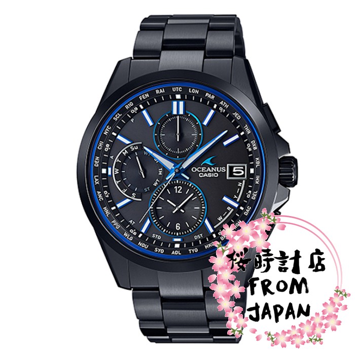 日本原裝正品】卡西歐CASIO OCEANUS 太陽能電波鈦合金手男錶OCW-T2600B