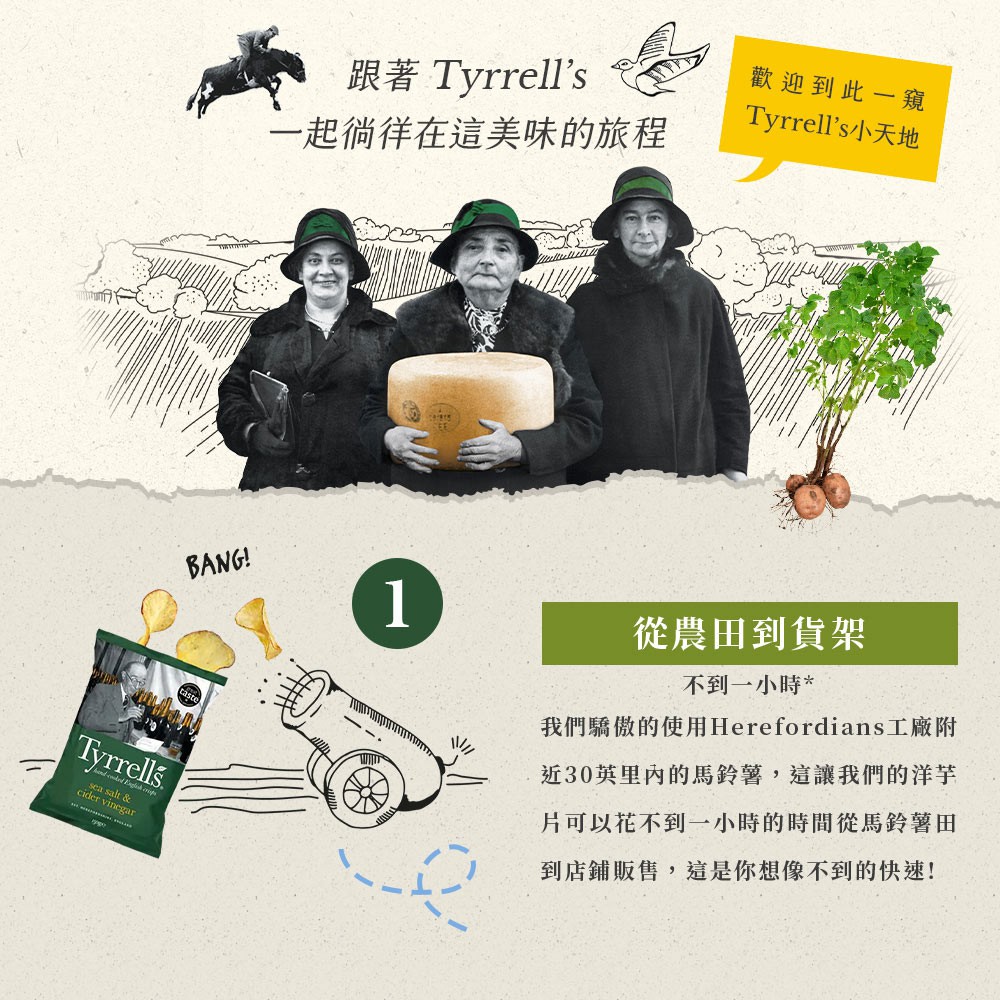 Tyrrell's泰勒思 英國洋芋片150g/135g 洋芋片 英國零食 蝦皮直送 現貨
