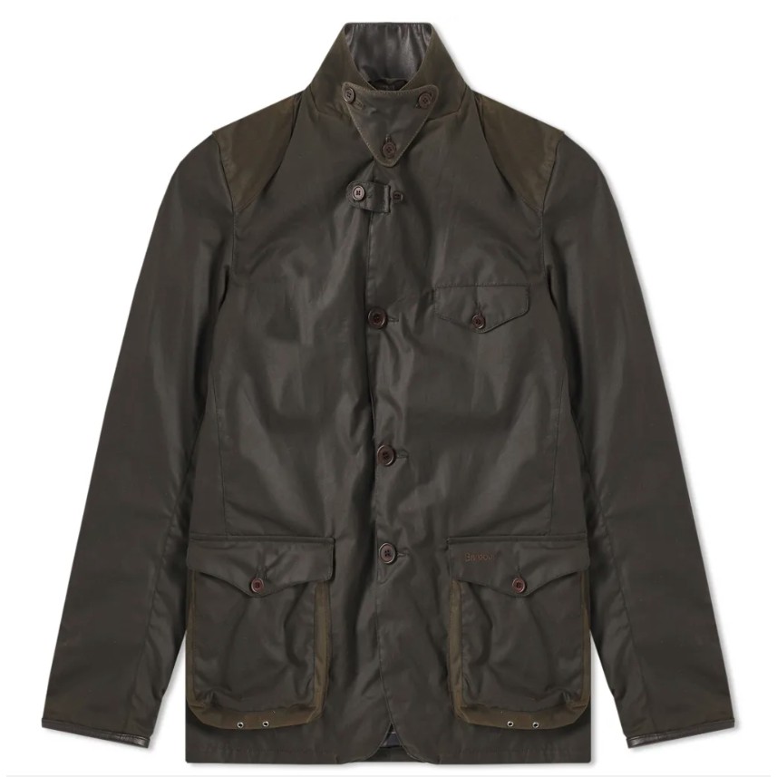 Barbour's Beacon Sports Jacket Olive green (Skyfall 007複刻款