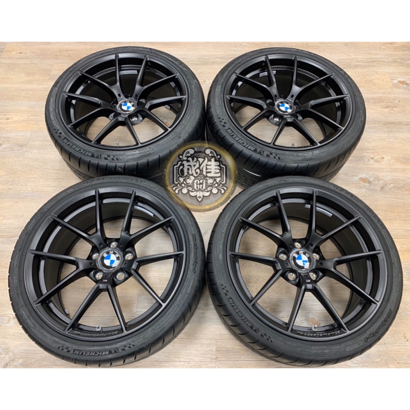 新品現貨 BMW 正原廠763M 19吋鍛造輕量化前後配鋁圈含胎 | 蝦皮購物