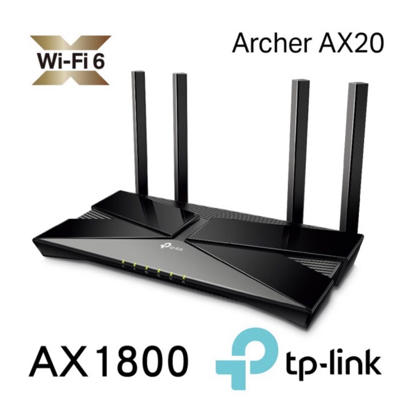 全新現貨］TP-Link Archer AX20 wifi 6 802.11ax 雙頻無線分享器PS5