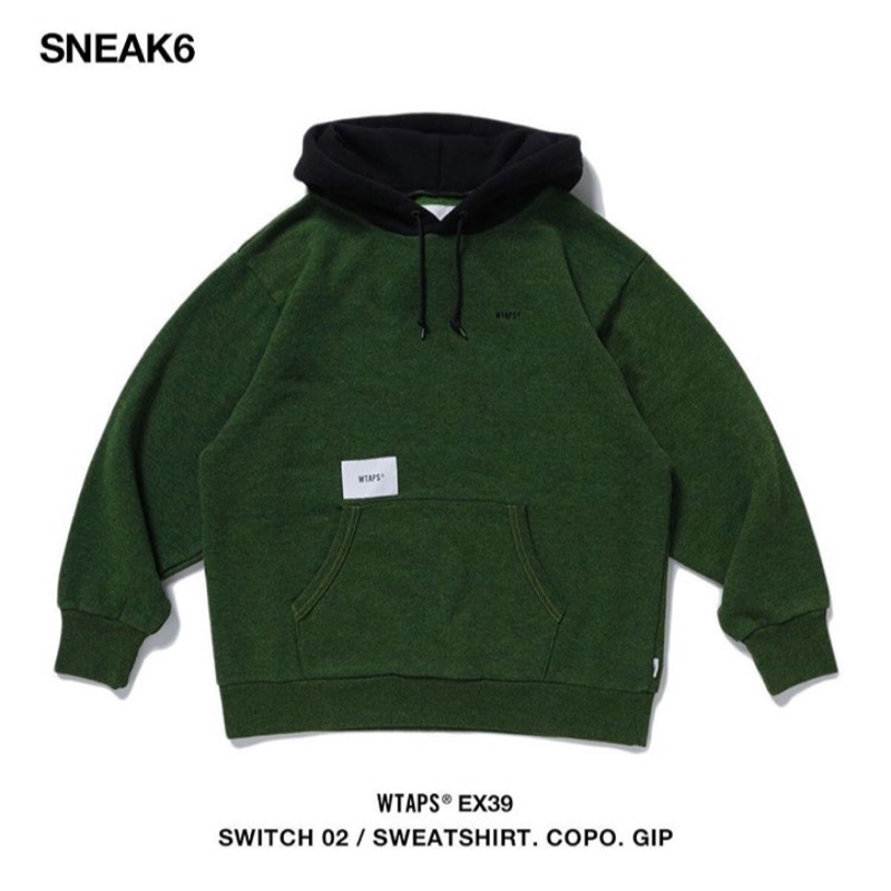 wtaps switch 02 sweatshirt.copo.gip 込み WTAPS 20SS SWITCH 02 / SWEATSHIRT.COPO.GIP 20AW 21SS | 蝦皮購物