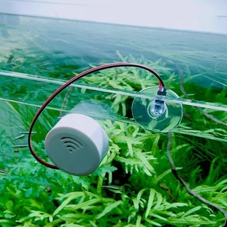 Goodxyz 水位傳感器漏水檢測器水警報器, 帶探頭, 用於水族箱, 由按鈕麵糊供電