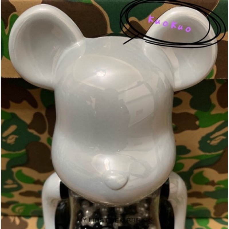 BE@RBRICK MY FIRST B@by innersect Ver. 珍珠白千秋Pearl 400% | 蝦皮購物