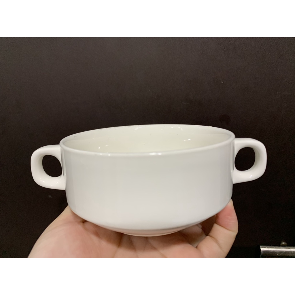 大同瓷器-P0490C雙耳湯碗(10.5*h5cm).P0490S底盤 | 蝦皮購物