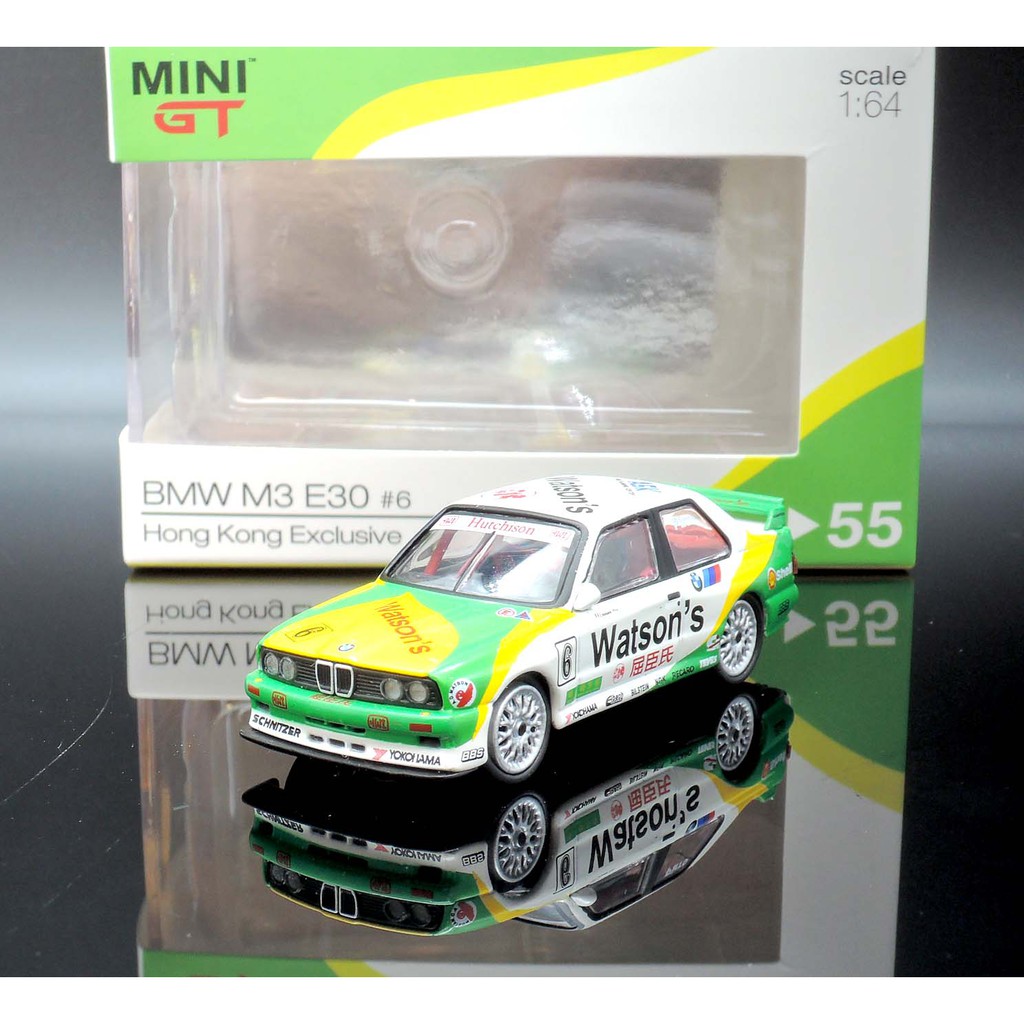 M.A.S.H】現貨特價Mini GT 1/64 M3 E30 賽道塗裝香港限定版3款可選附