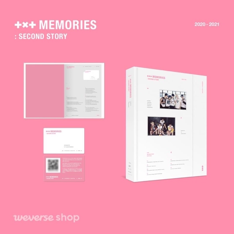 韓居🇰🇷現貨TXT -《MEMORIES 》: SECOND STORY DVD DIGITAL CODE