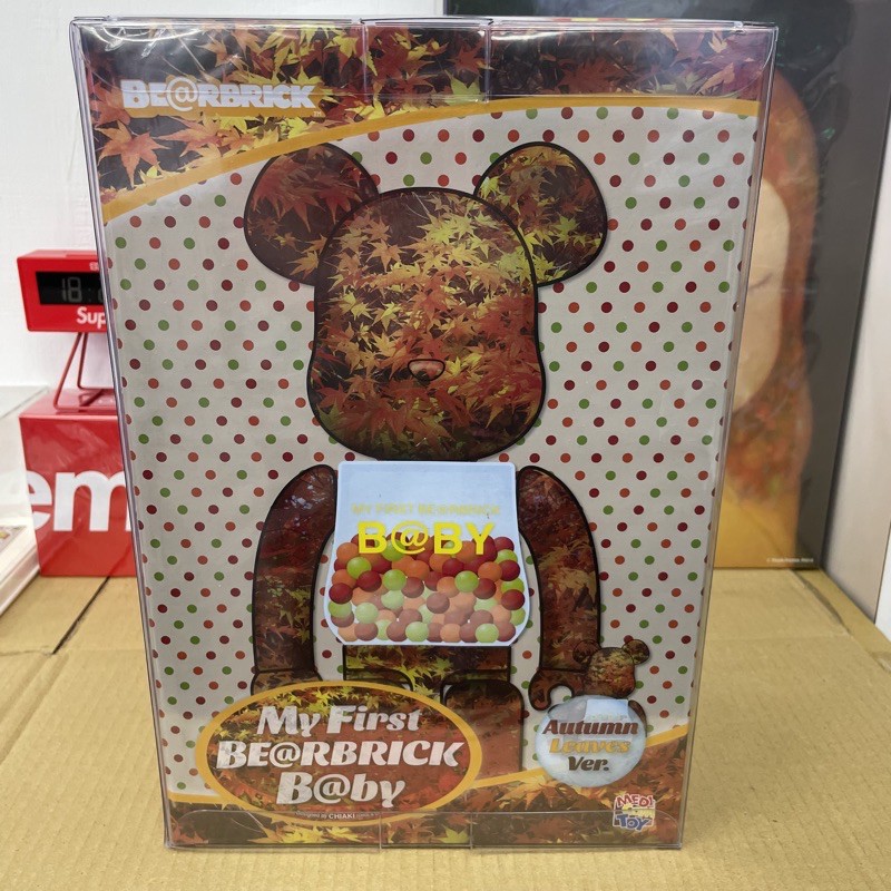 Be@rbrick超限量楓葉千秋My First Bearbrick Baby 400%+100% | 蝦皮購物