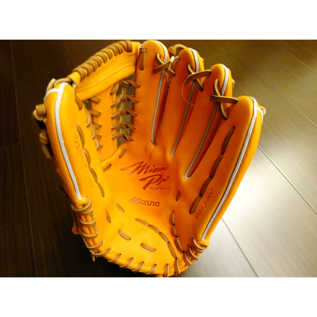 圓圓小舖}全新日本製硬式MIZUNO PRO美津濃金標外野T網擋手套HAGA