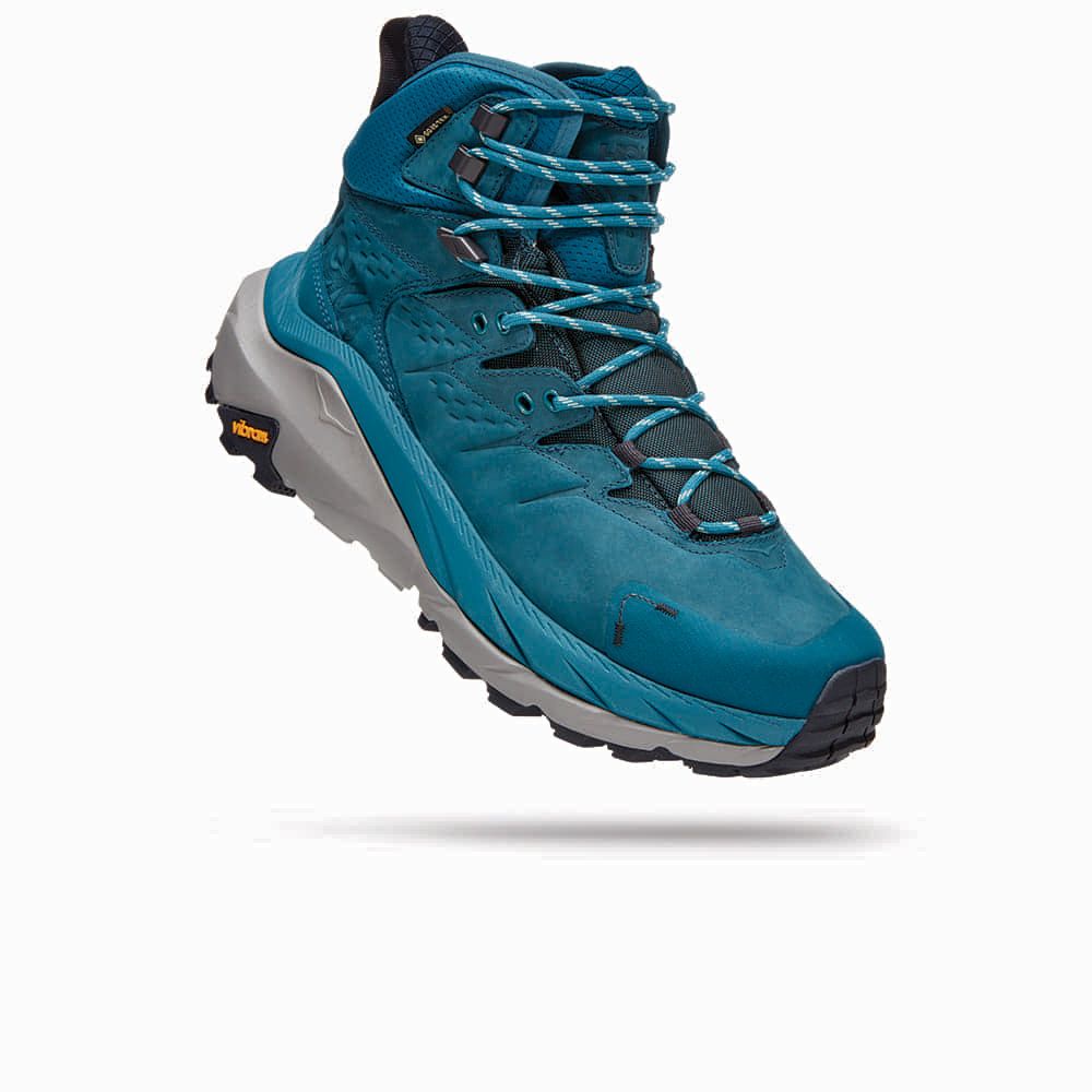 HOKA ONE ONE】KAHA 2 MID 男款輕量登山鞋珊瑚藍/石墨藍| 蝦皮購物