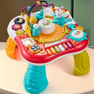 【限時特惠】兒童功能早教學習桌 嬰兒遊戲桌玩具 幼兒寶寶1-3歲玩具母嬰店品