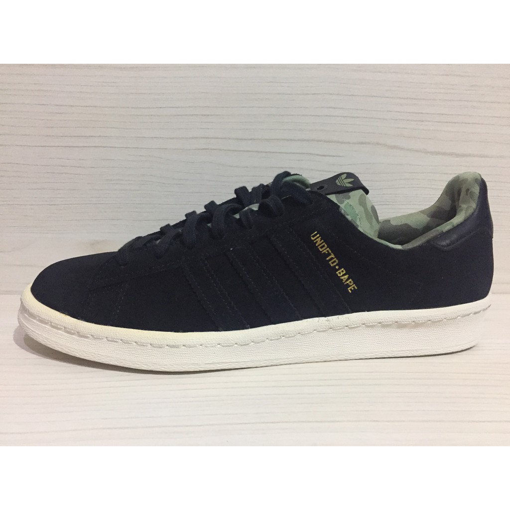 ADIDAS UNDEFEATED A BATHING APE BAPE CAMPUS 80S US9 27CM | 蝦皮購物