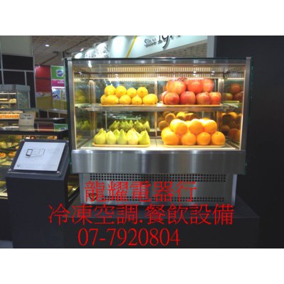 Product image 高雄 台灣製金格3尺桌上型直角蛋糕櫃/3尺落地直角蛋糕櫃/西點櫃、冷藏櫃、冰箱、巧克力櫃/LED版本