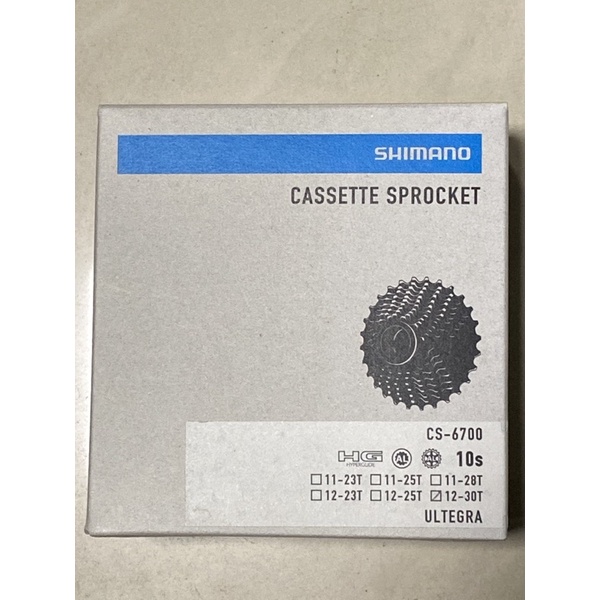 單車世界~現貨~全新盒裝SHIMANO CS-6700 ULTEGRA 11-28T 12-30T