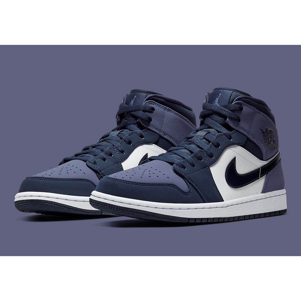 Air Jordan 1 Mid Obsidian Sanded Purple 黑紫女554725-445 | 蝦皮購物