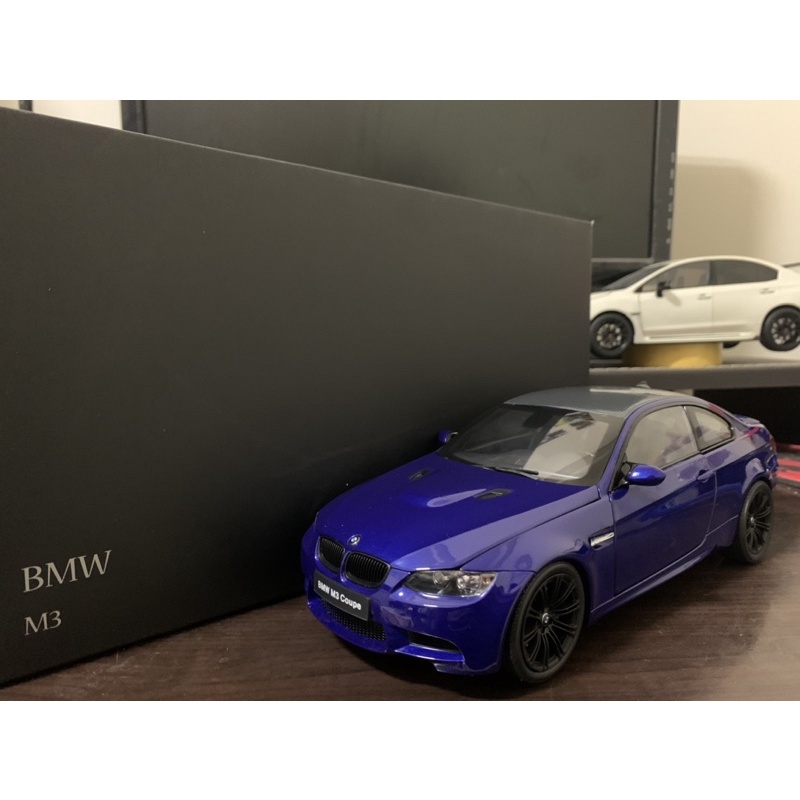 E.M.C】1:18 1/18 Kyosho BMW M3 E92 Coupe 金屬模型車藍色| 蝦皮購物