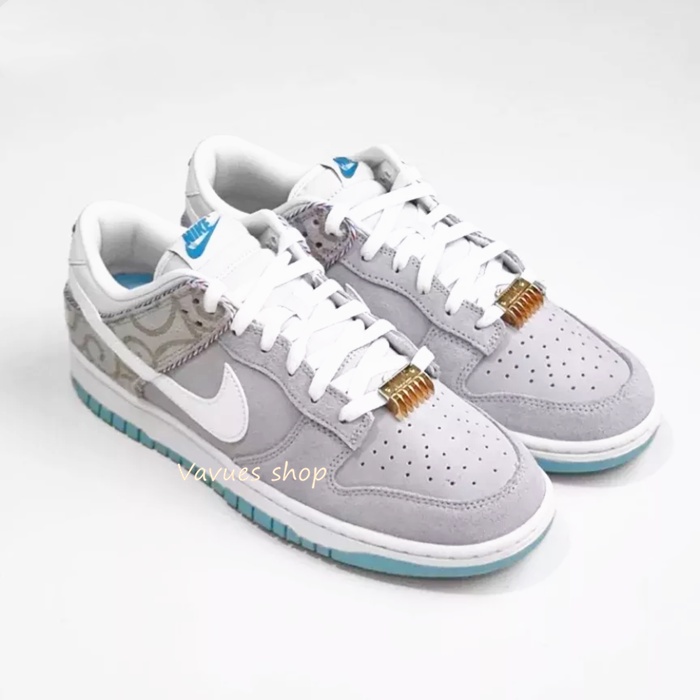 Nike Dunk Low Retro SE Barber Shop 藍灰棕理髮店男女鞋DH7614-500