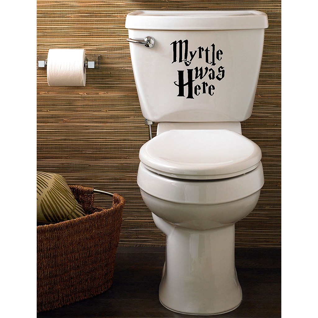 【PORTKEY】英國 哈利波特 麥朵在這裡馬桶貼紙 Myrtle Was Here Toilet Sticker | 蝦皮購物