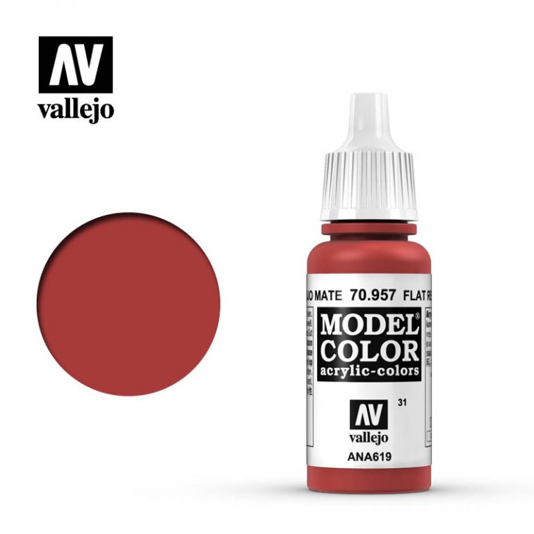 讀史總覧 AV ModelColor 70957 平光紅色039 Flat Red 水漆vallejo | 蝦皮購物
