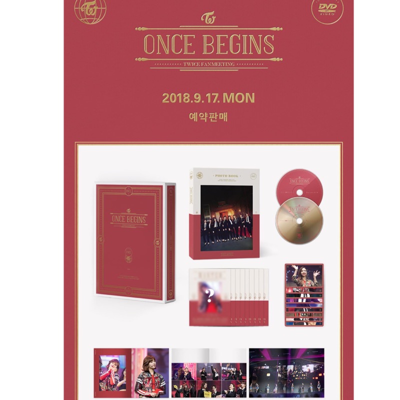 迷音樂⭐ TWICE < FANMEETING ONCE BEGINS DVD BD > BDZ周邊| 蝦皮購物
