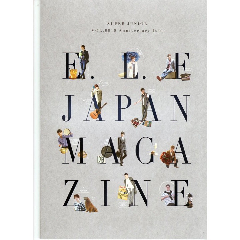 預購+現貨◎ SUPER JUNIOR E.L.F-JAPAN MAGAZINE 會員限定會報vol.01