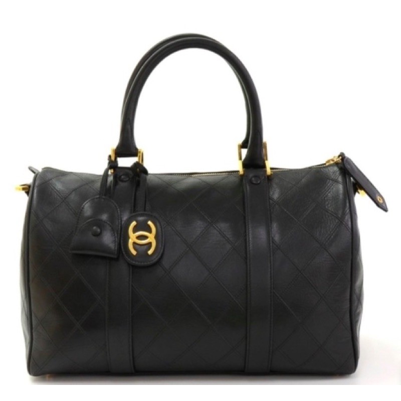 Chanel vintage boston bag new arrivals