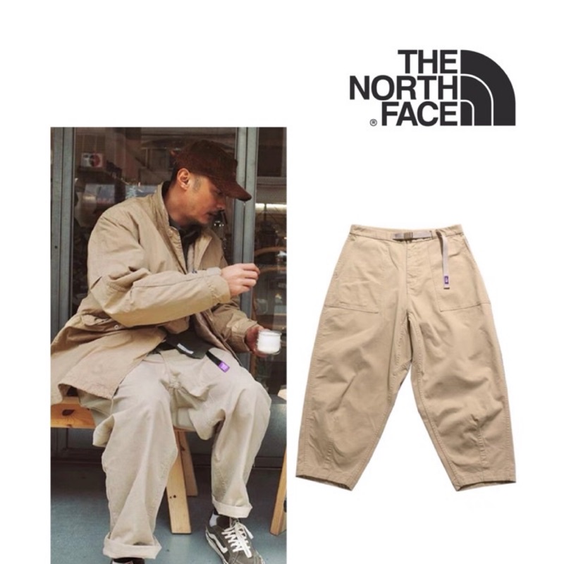 🇯🇵THE NORTH FACE PURPLE LABEL NT5064N水洗錐形闊腿九分褲北面紫標