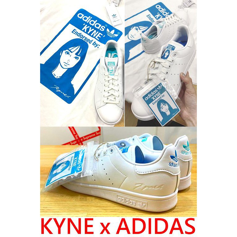 BLACK日本限定！全新KYNE x ADIDAS厭世少女STAN SMITH短T簽名漸層鴛鴦