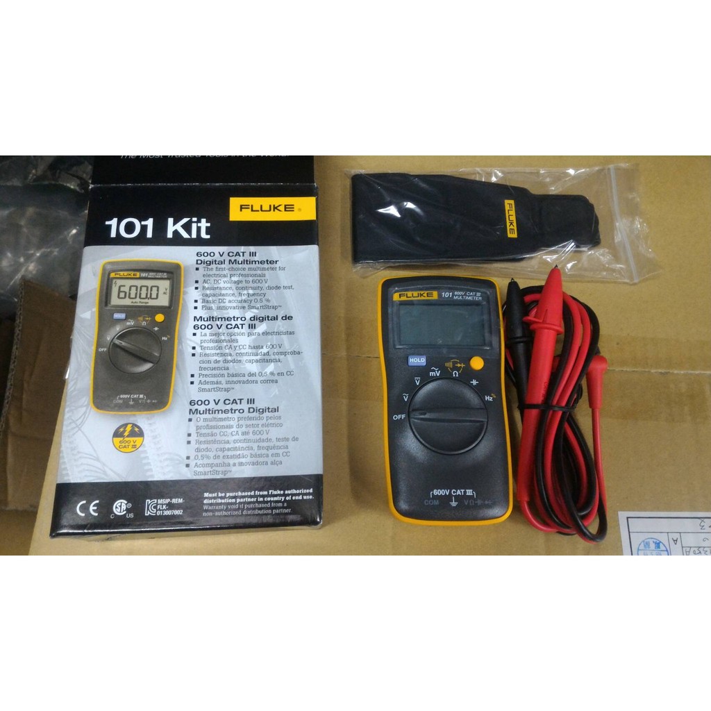 【萬用電表 3】【五金大王】FLUKE 101 KIT 數位萬用錶 (附磁性掛帶)