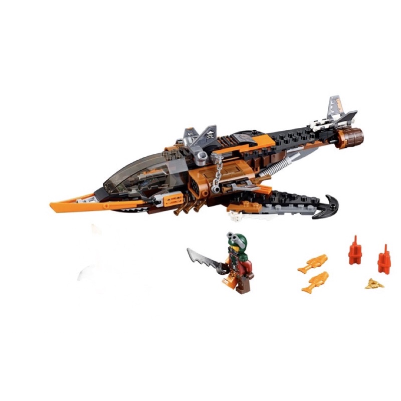 樂高 LEGO 70601 ⚠️二手 旋風忍者系列 飛鯊戰鬥機含人偶 ninjago | 蝦皮購物