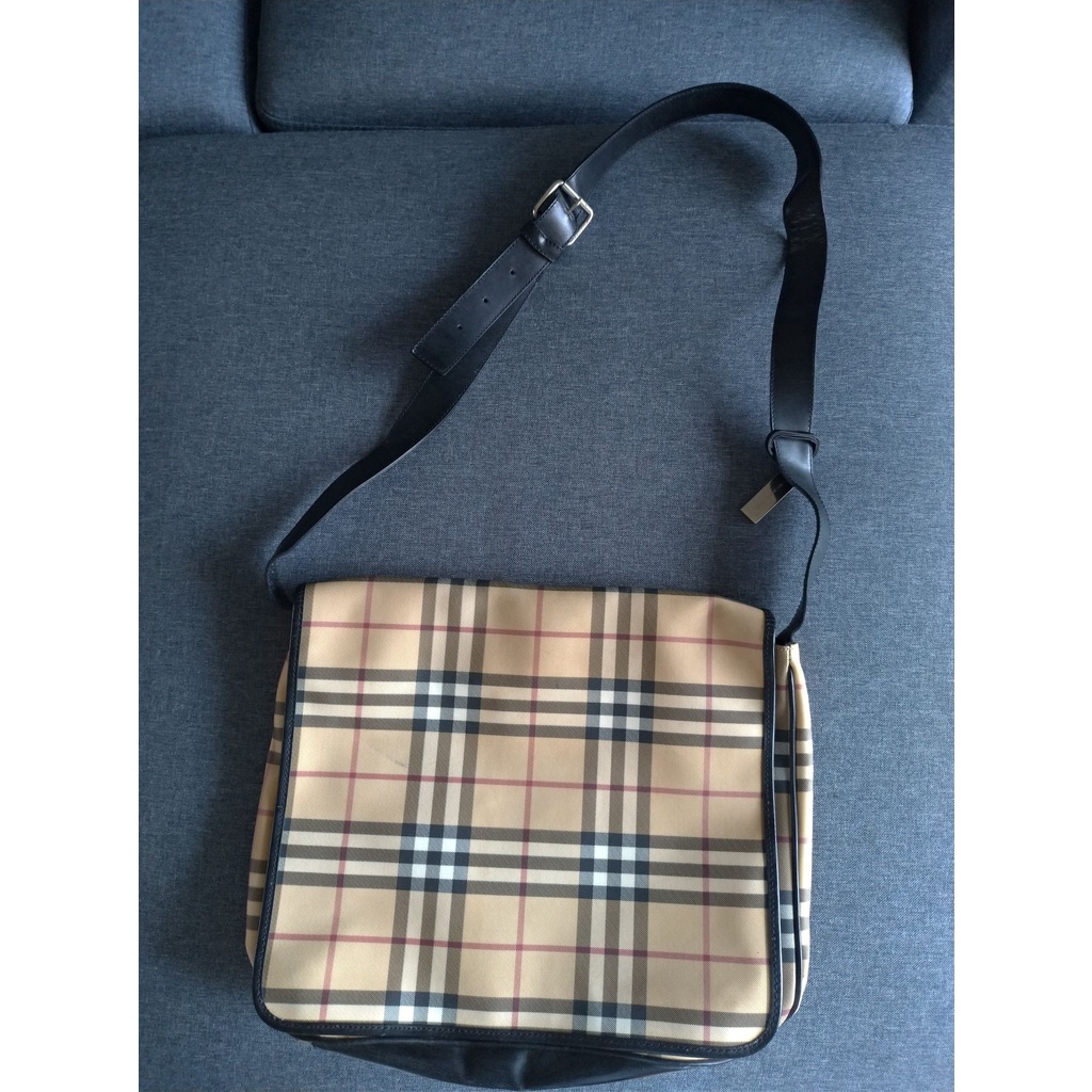 BURBERRY 》Vintage Check Crossbody Bag-