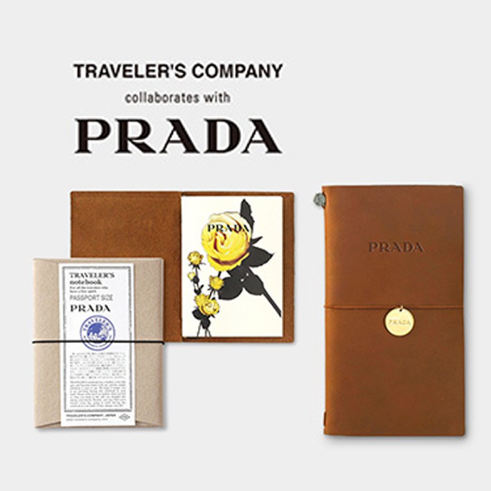 [現貨] Prada × TRAVELER’S notebook 皮革筆記本 (標準/護照尺寸)