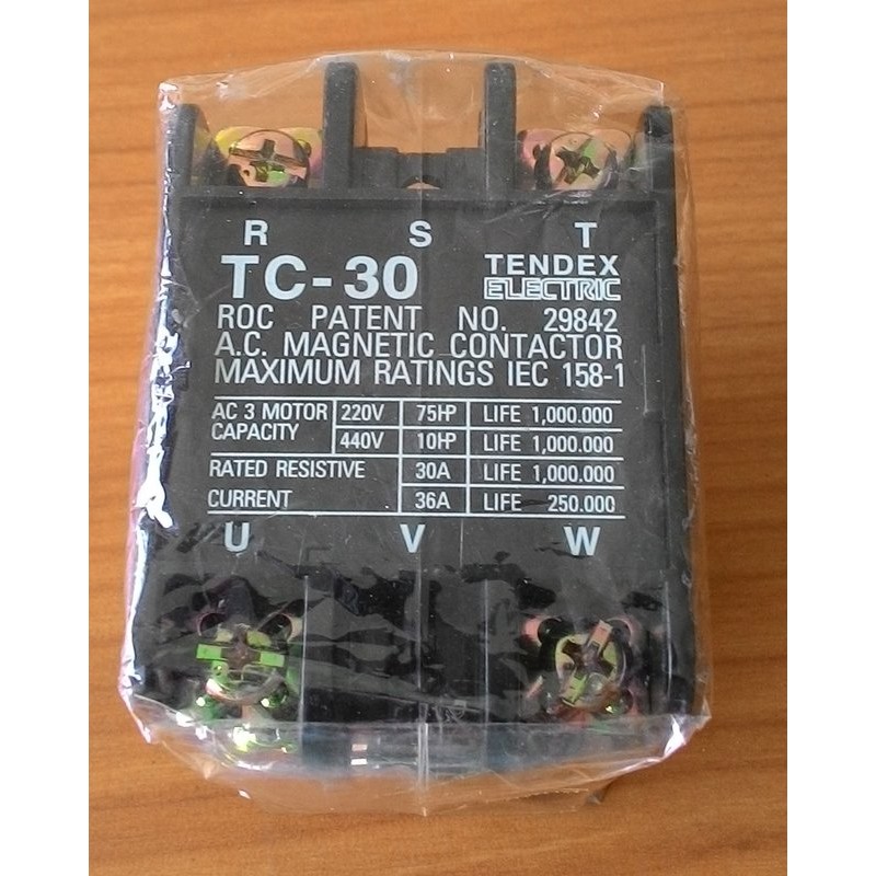 添得 TC-30 單相2P30A TENDEX 接觸器. | 蝦皮購物